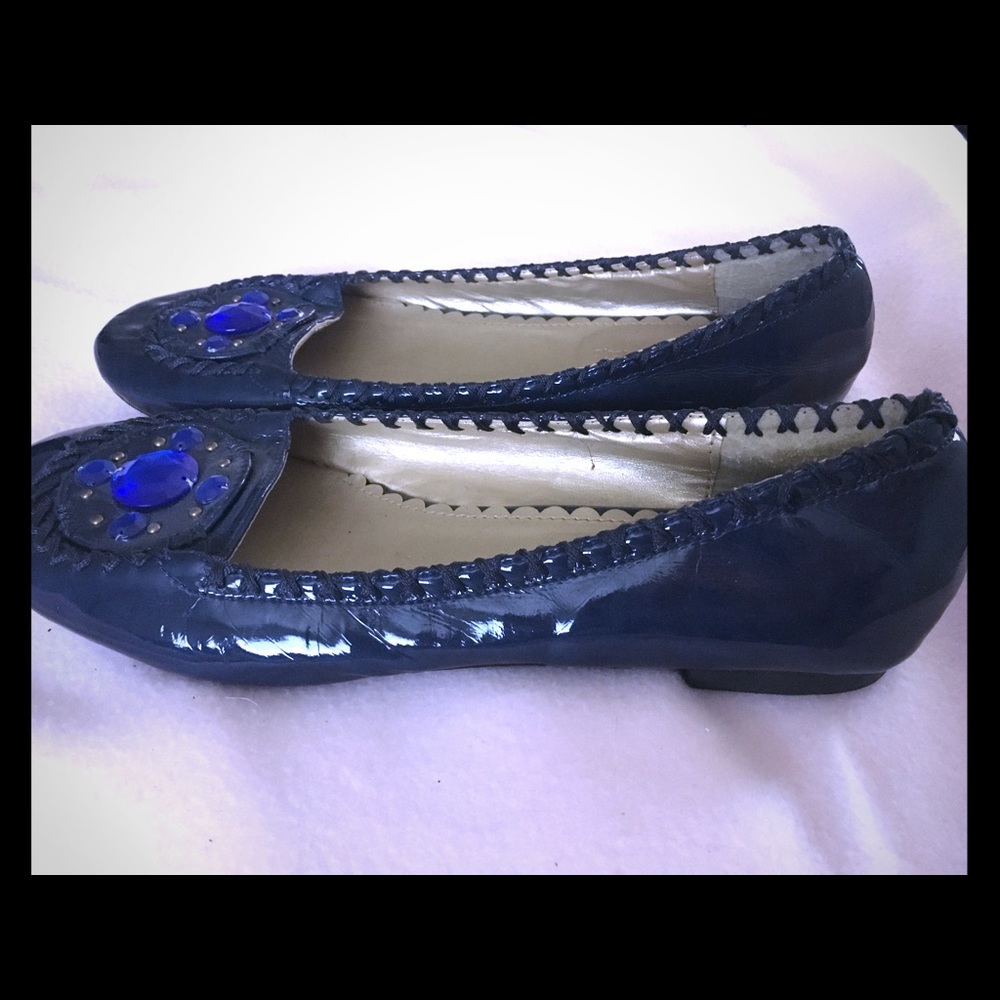 Blue flats